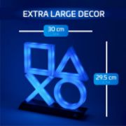 Picture of Playstation Icons Light PS5 XL - Color Phasing and Sound Reactive Game Room Lighting - Blue