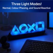 Picture of Playstation PS5 Icons Light with 3 Light Modes Music Reactive Game Room Lighting - Blue