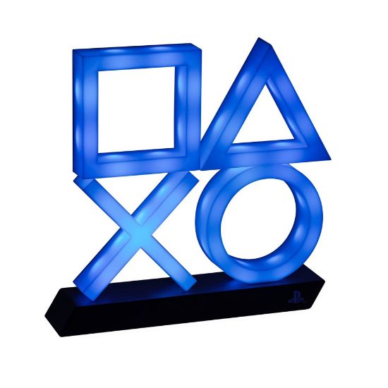 Picture of Playstation Icons Light PS5 XL - Color Phasing and Sound Reactive Game Room Lighting - Blue