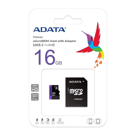 Picture of ADATA 16GB Memory Card UHS-1