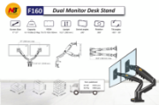 Picture of  North Bayou Monitor Desk Mount – F160